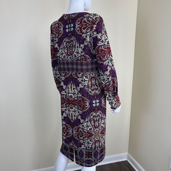 Chico's Womens Size 1P Medallion Print Sheath Midi NEW Dress Floral Party Office - Picture 9 of 15